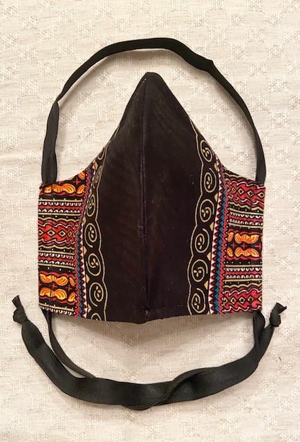 Washable 100% Cotton Face Mask with Nose Wire & Filter Pocket