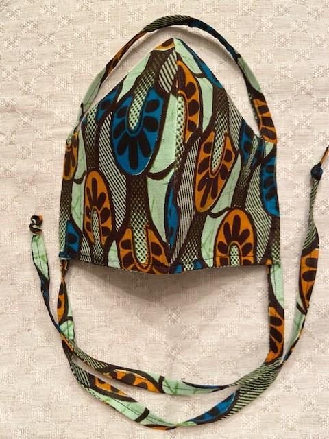 Washable 100% Cotton Face Mask with Nose Wire & Filter Pocket