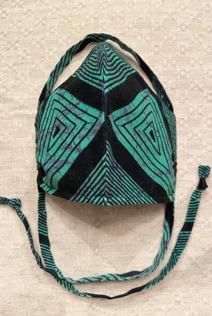 Washable 100% Cotton Face Mask with Nose Wire & Filter Pocket