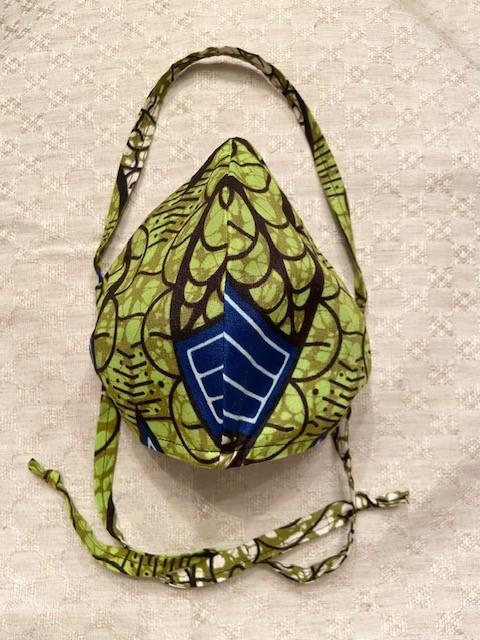 Washable 100% Cotton Face Mask with Nose Wire & Filter Pocket