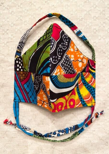 Washable 100% Cotton Face Mask with Nose Wire & Filter Pocket