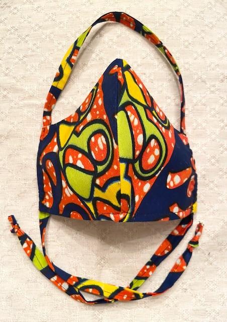 Washable 100% Cotton Face Mask with Nose Wire & Filter Pocket