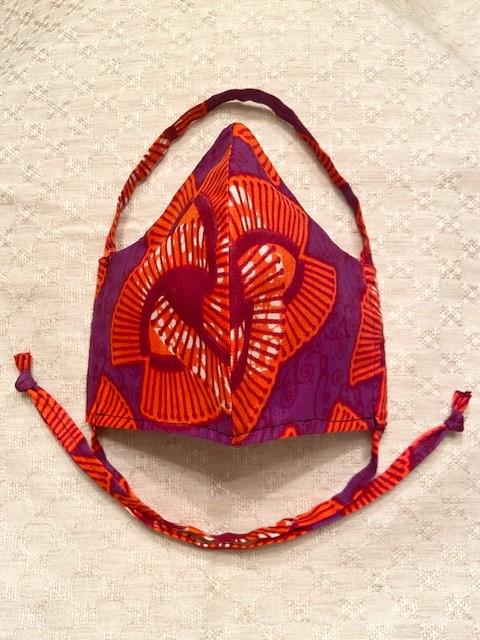 Washable 100% Cotton Face Mask with Nose Wire & Filter Pocket