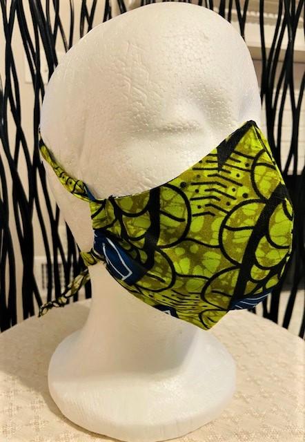 Washable 100% Cotton Face Mask with Nose Wire & Filter Pocket