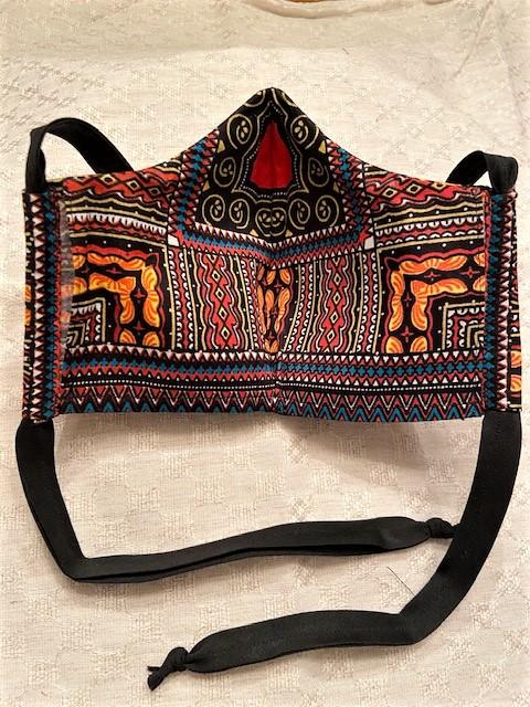 Washable 100% Cotton Face Mask with Nose Wire & Filter Pocket