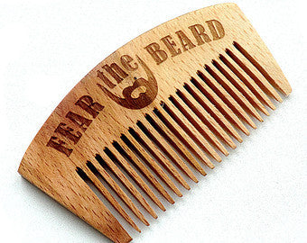 Customizable wooden beard comb - Bushell Beards - 2